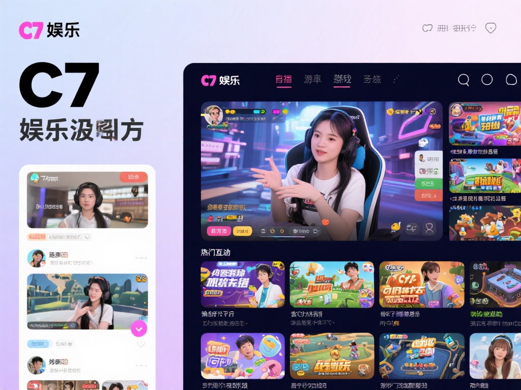 C7娱乐的内容覆盖面极广，从经典的游戏项目到新兴的